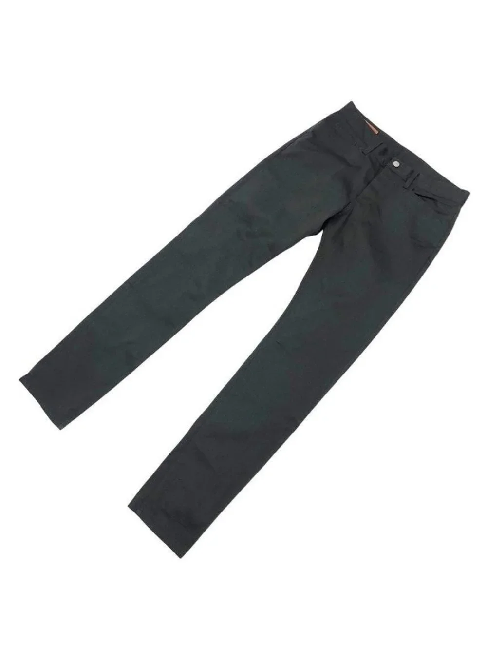 Hermes Sellier Pants Cotton Khaki Gray Vintage